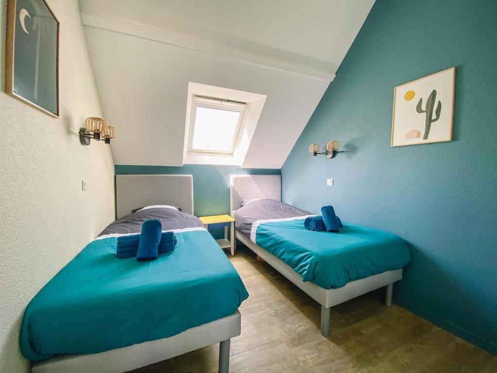 Appartement En Duplex Front De Mer, Cap Coz Fouesnant Esterno foto